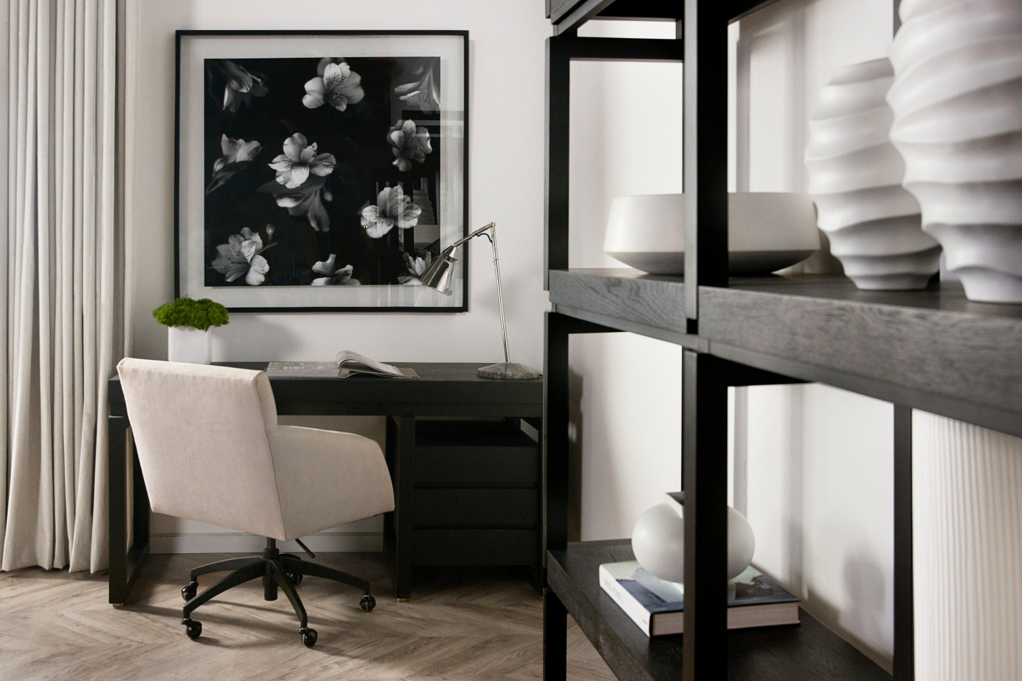 Kelly Office Chair - Nubuck Leather