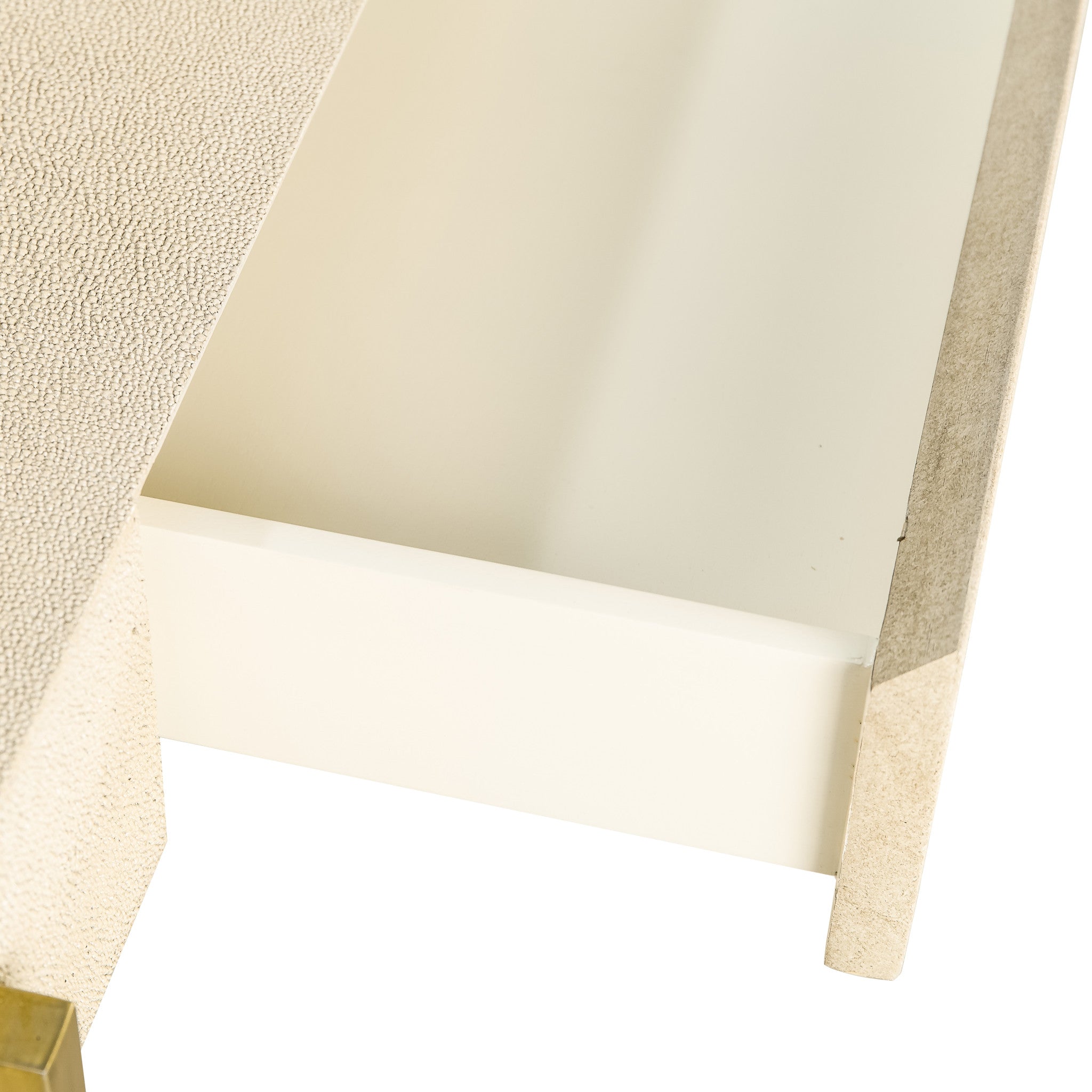 Delilah Coffee Table - Cream Shagreen