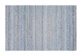 Blue and white geometric patterned area rug, perfect for adding a contemporary touch to interior spaces