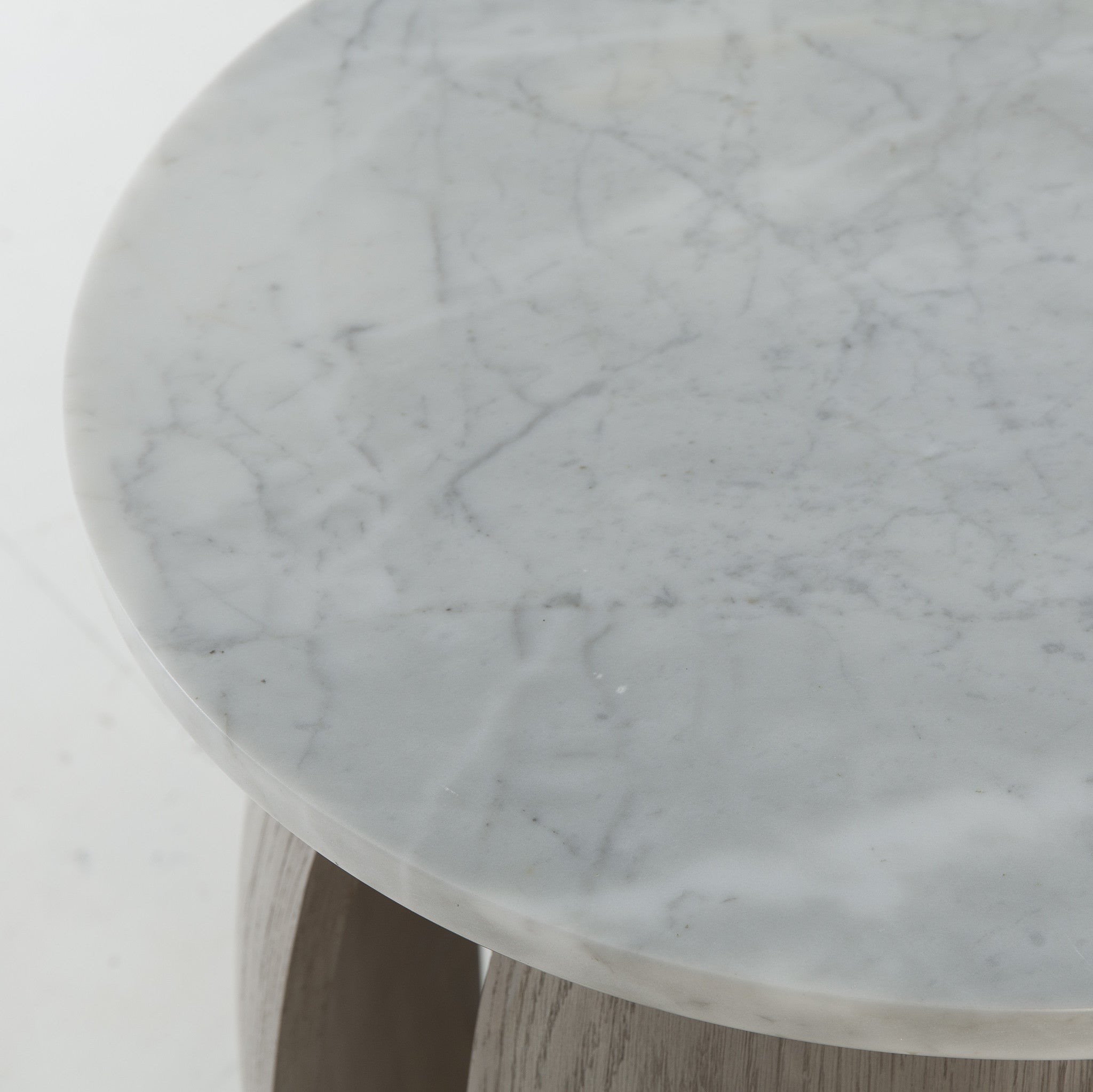 Gray Pedestal Table