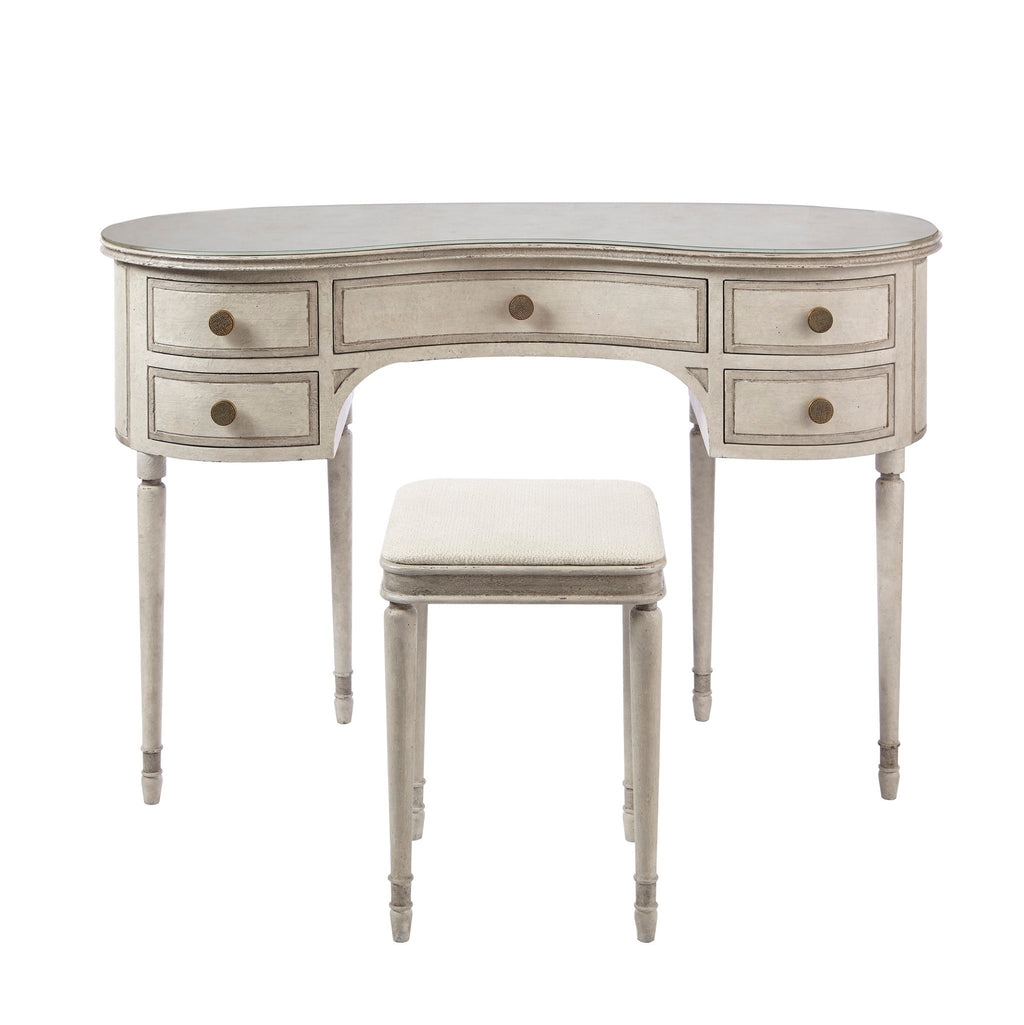 Barrel Dressing Table & Bench