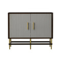 Herringbone Credenza - 2 Door