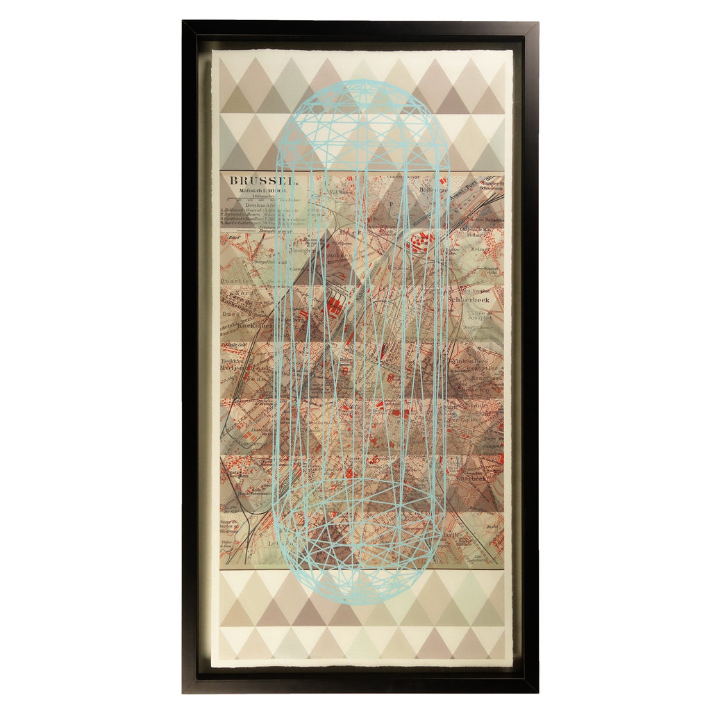 Vintage Map - Brussels
