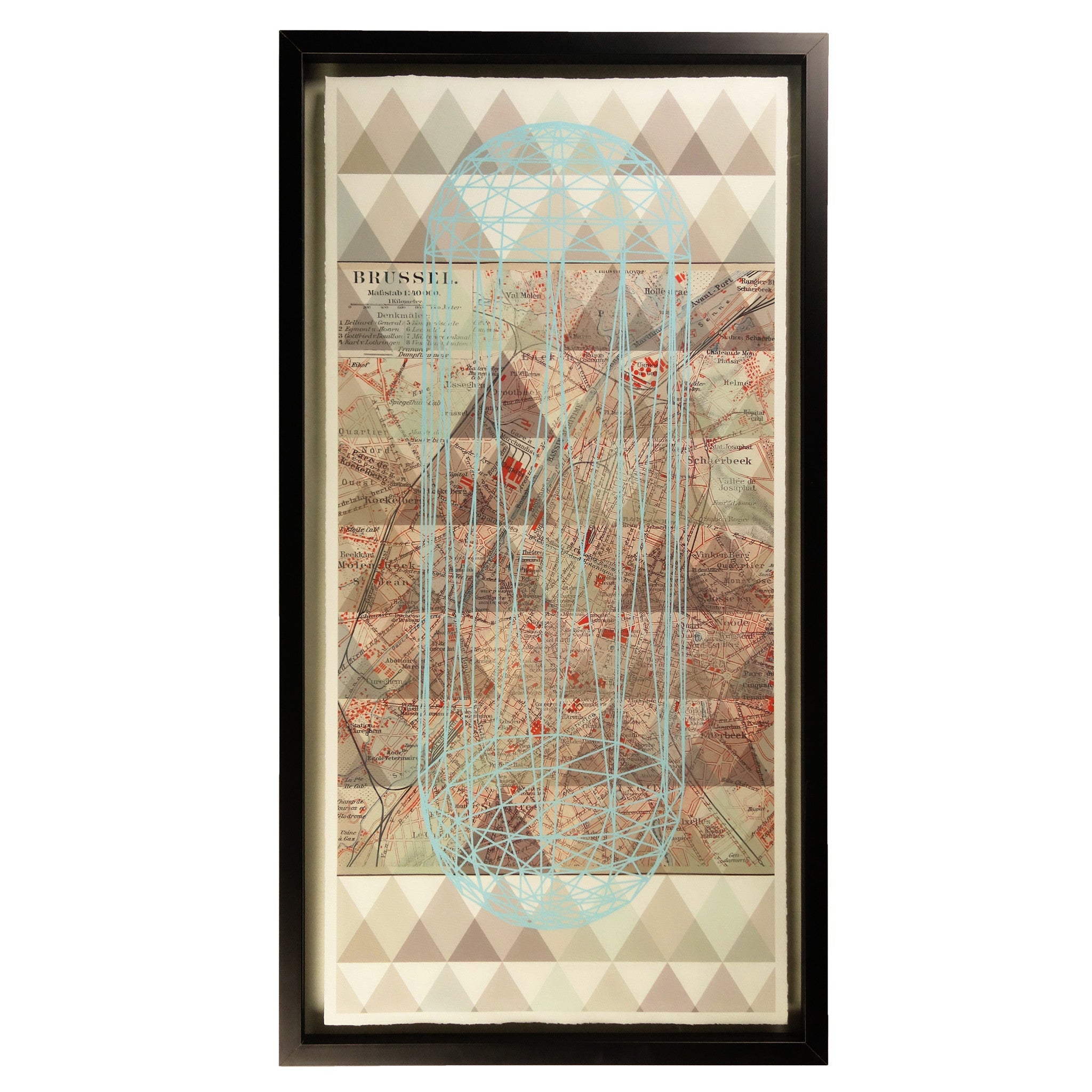 Vintage Map - Brussels