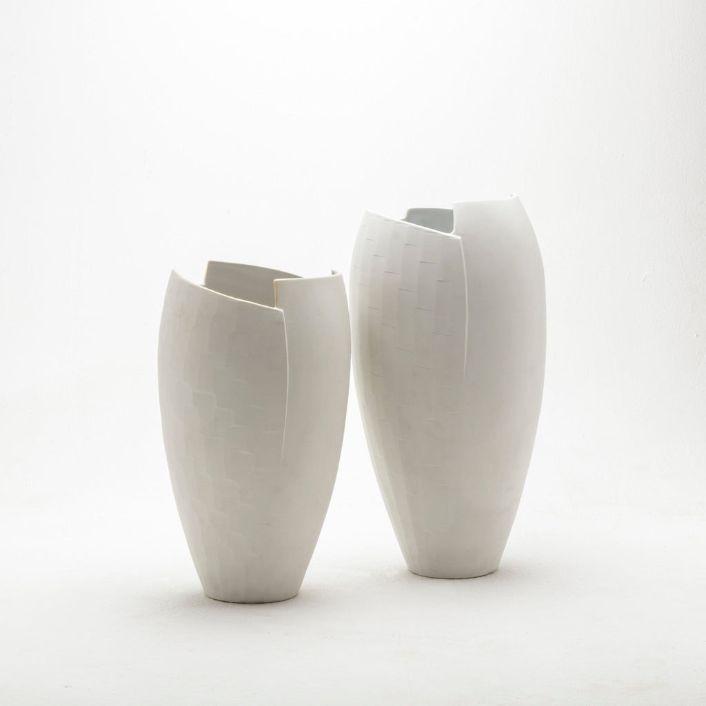 Birch Vase - Matte White