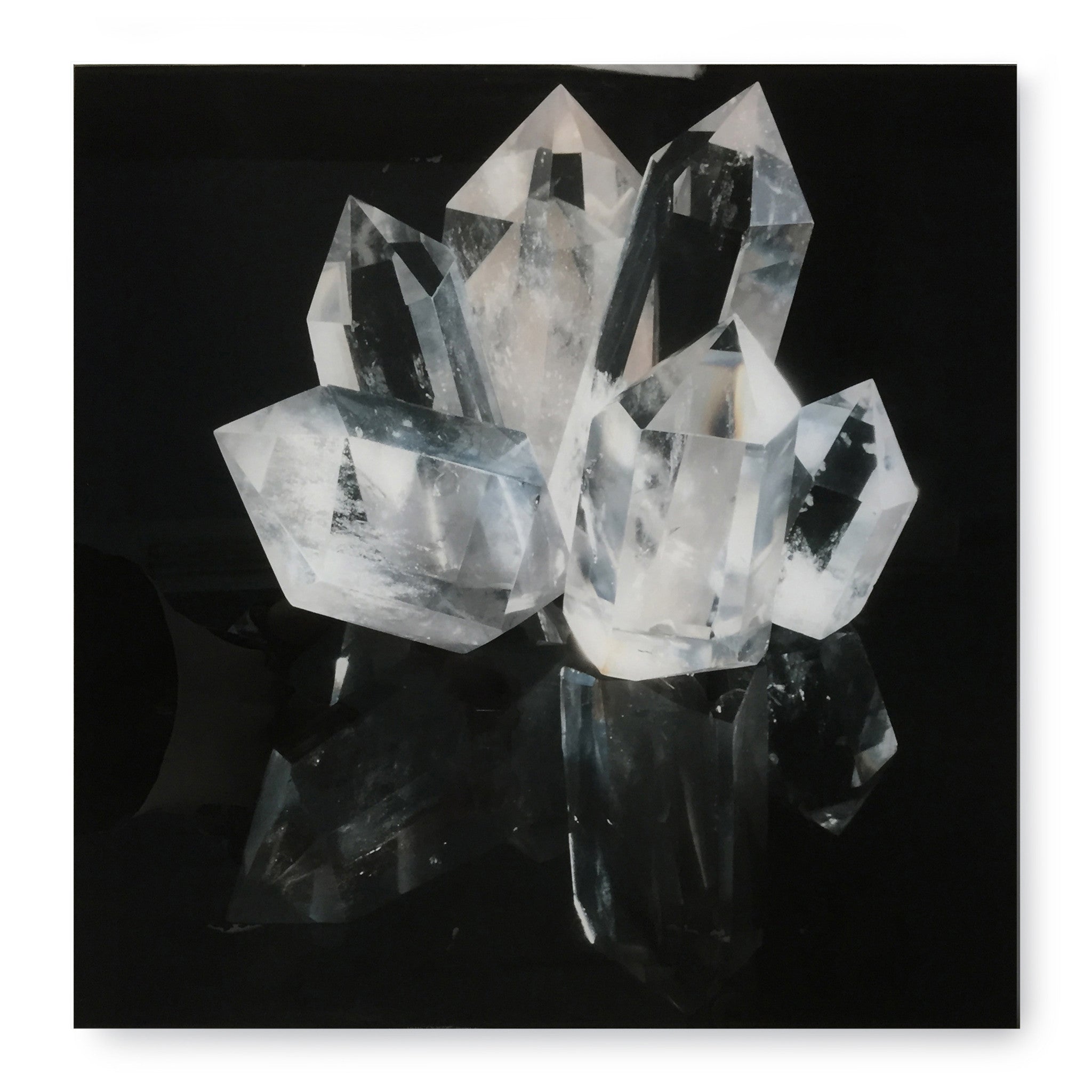White Crystal - Acrylic Dry Mount