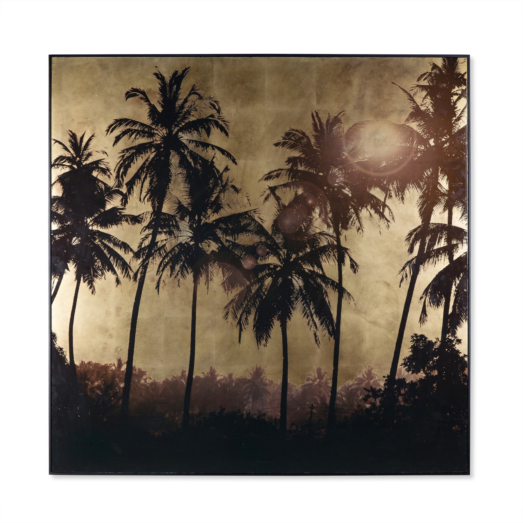 Gold Leaf Palm Tree Grove
