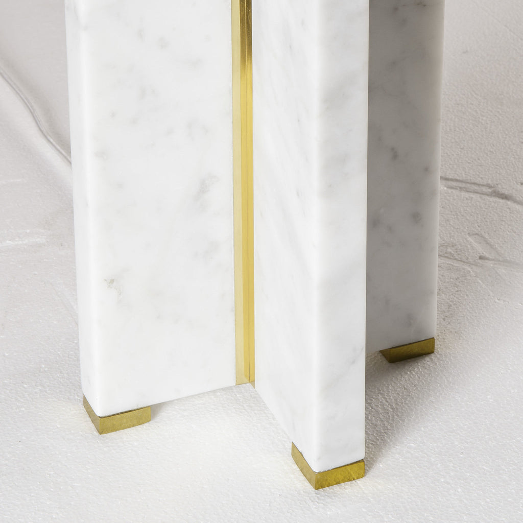 Marble Table Lamp - Cross