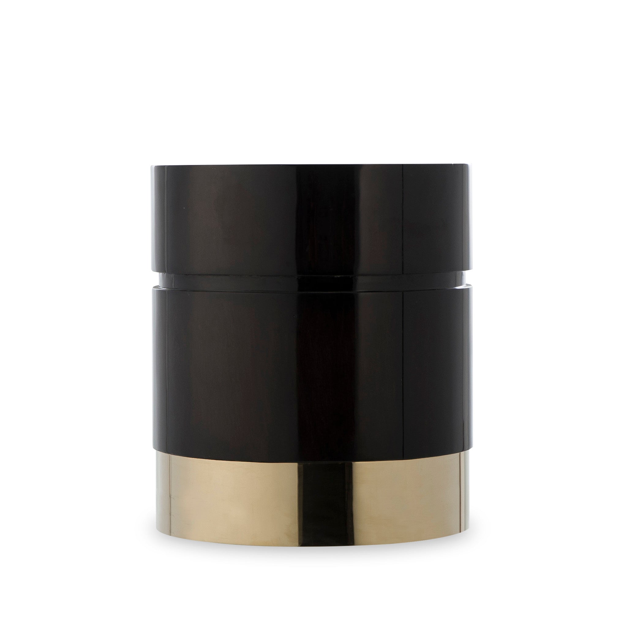Morrison Ottoman - Round / Black Lacquer