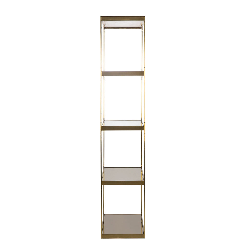 Evans Etagere with brass Finish