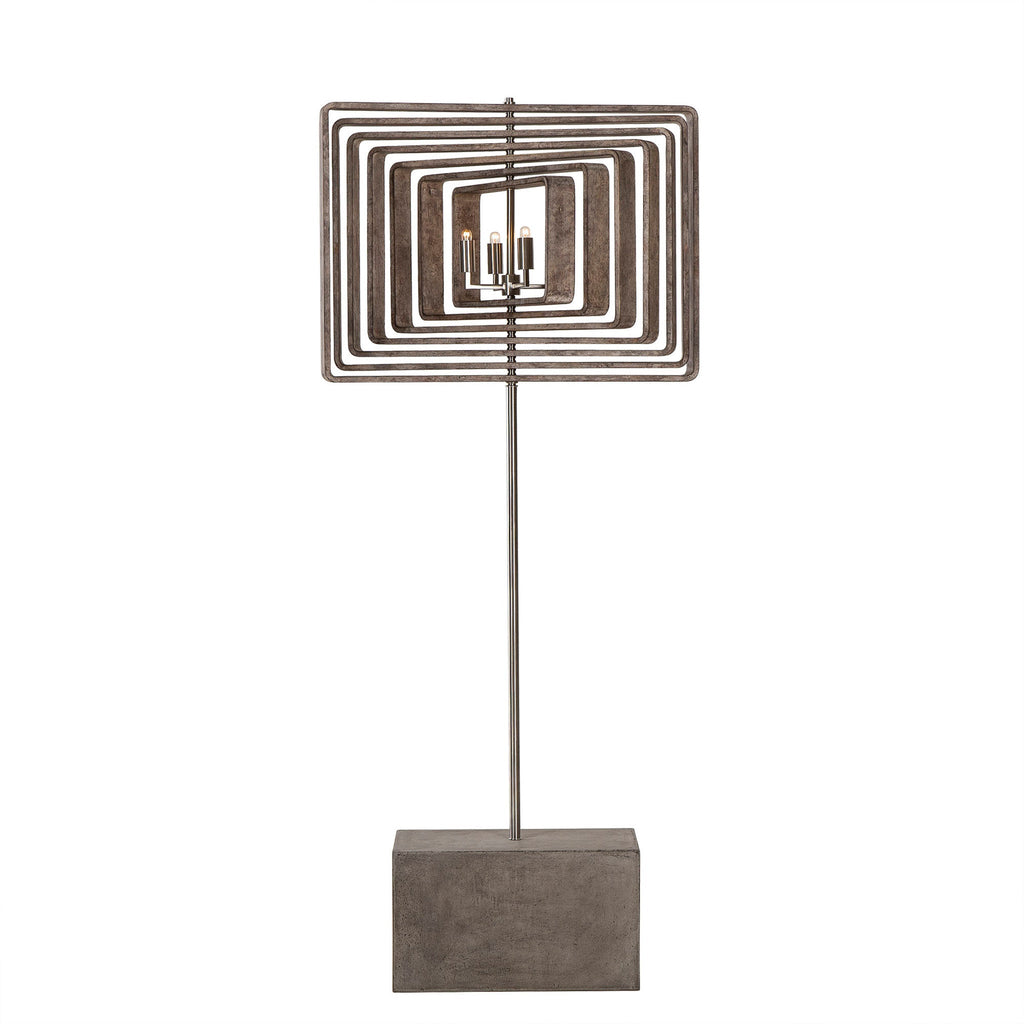 Spiral Driftwood Floor Lamp - 7 Layer