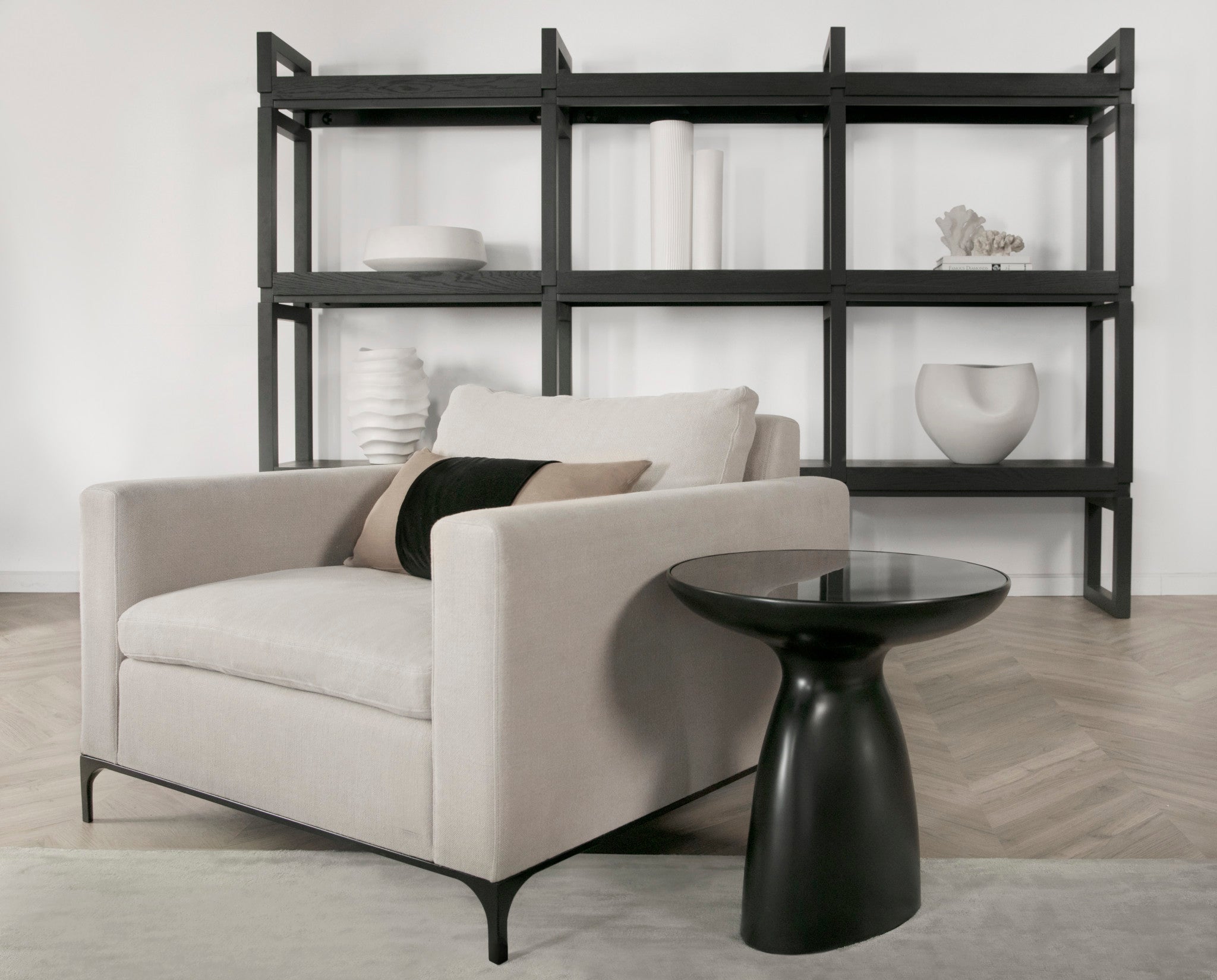 Tash Side Table - Black