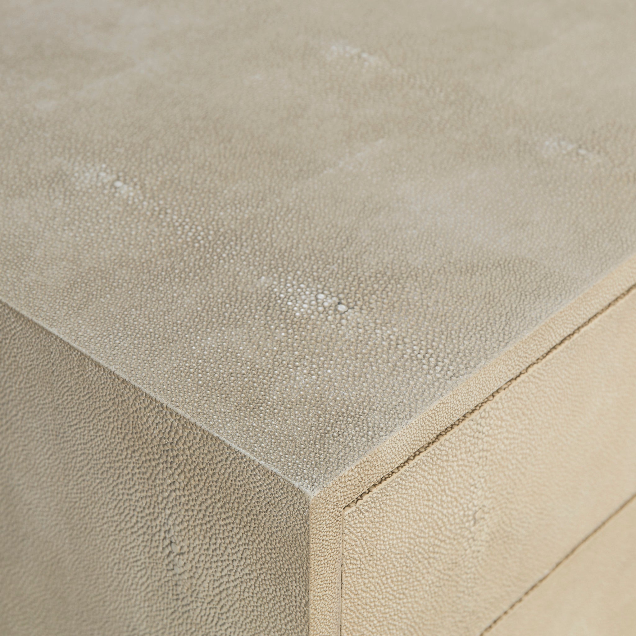 Alice Chest - Emboss Faux Shagreen / Ivory
