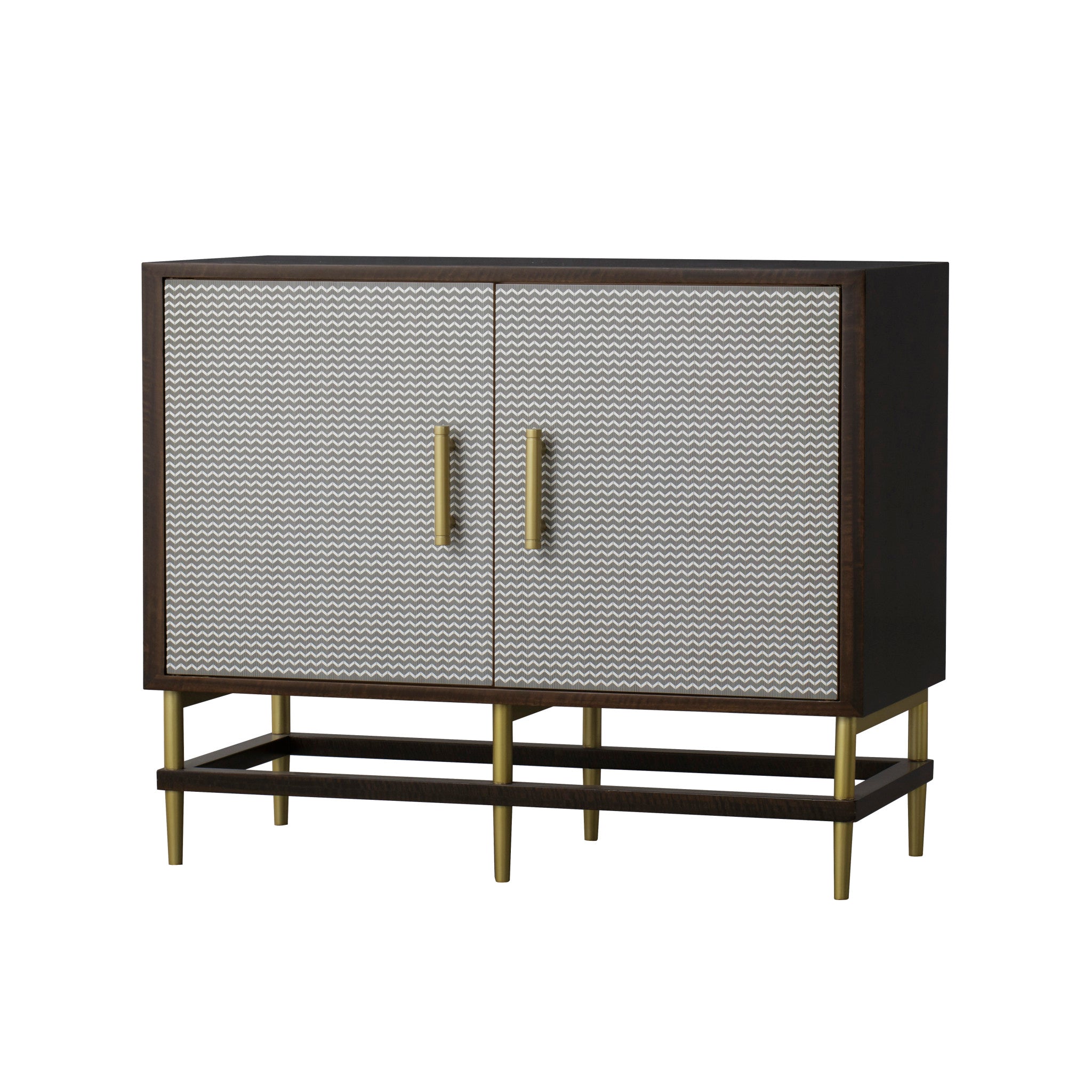 Herringbone Credenza - 2 Door