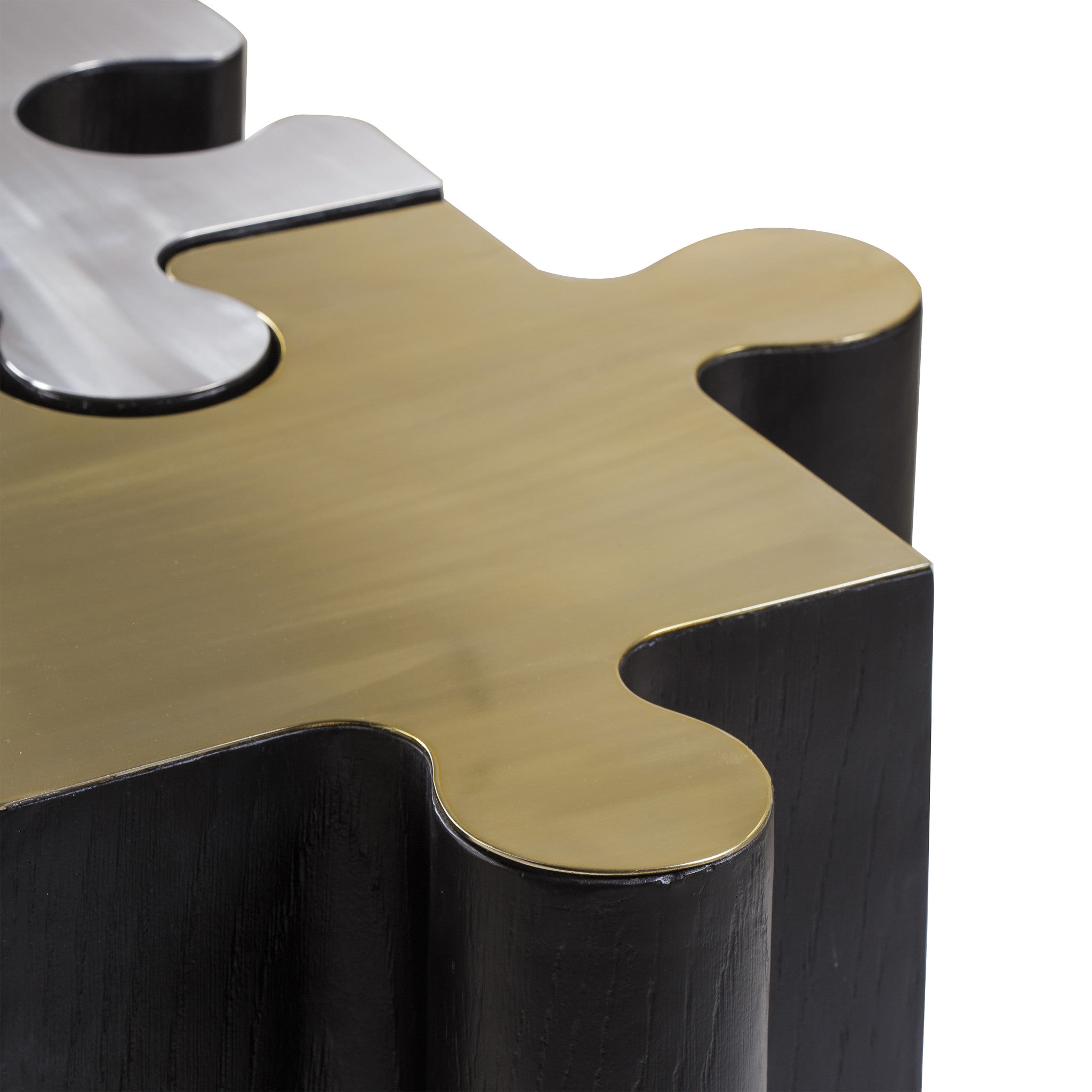 Metal Jigsaw Coffee Table