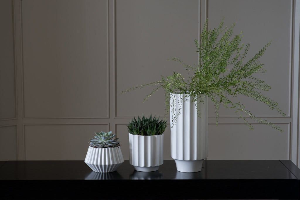 Ridged Vase