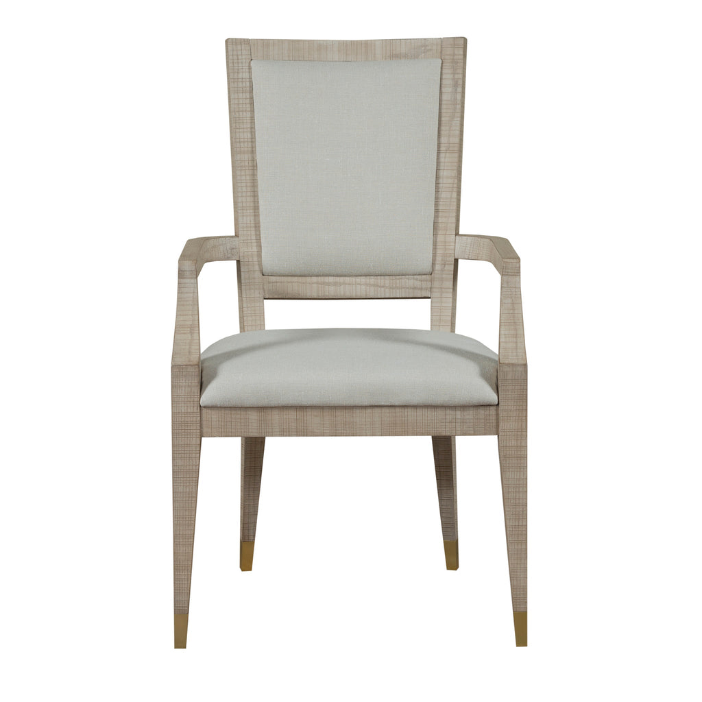 Raffles Dining Arm Chair - Natural & Norman Ivory