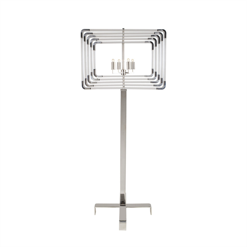 Spiral Acrylic Floor Lamp