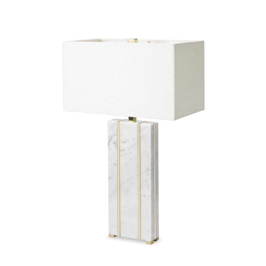 Marble Table Lamp - Rectangular