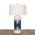 Blue & White Ceramic Lamp