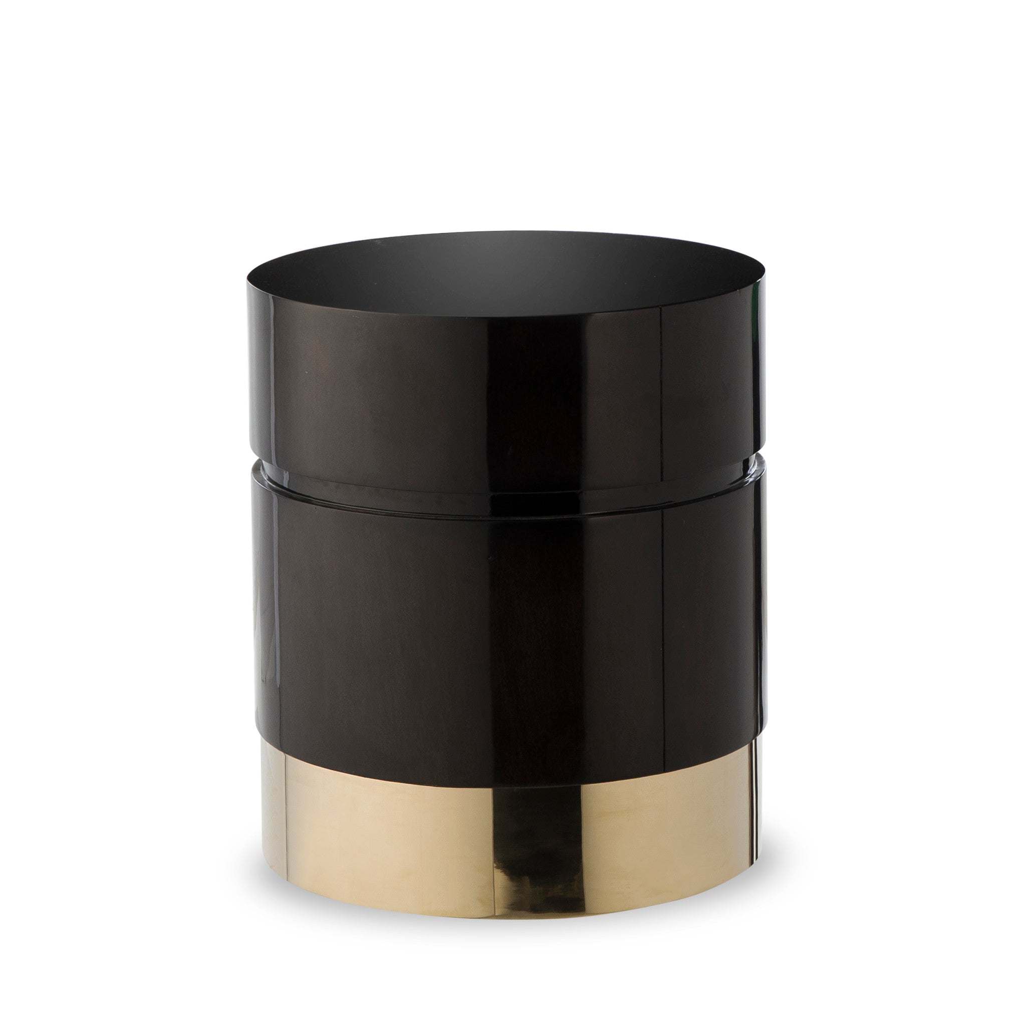 Morrison Ottoman - Round / Black Lacquer