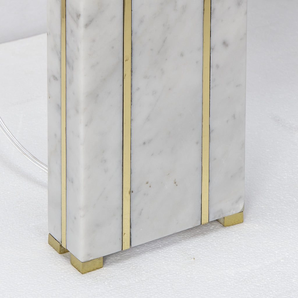 Marble Table Lamp - Rectangular