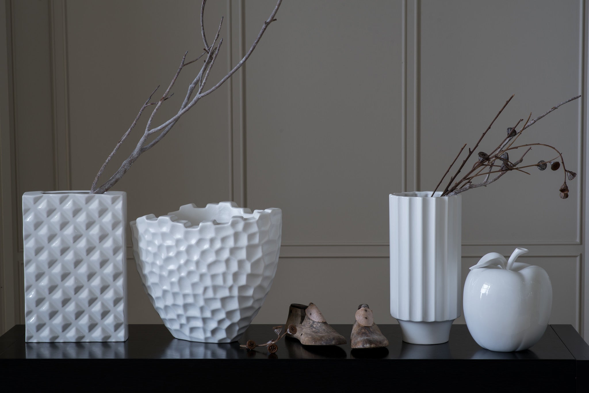 Ridged Vase