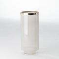 Eve Vase - Grey / Silver Metallic