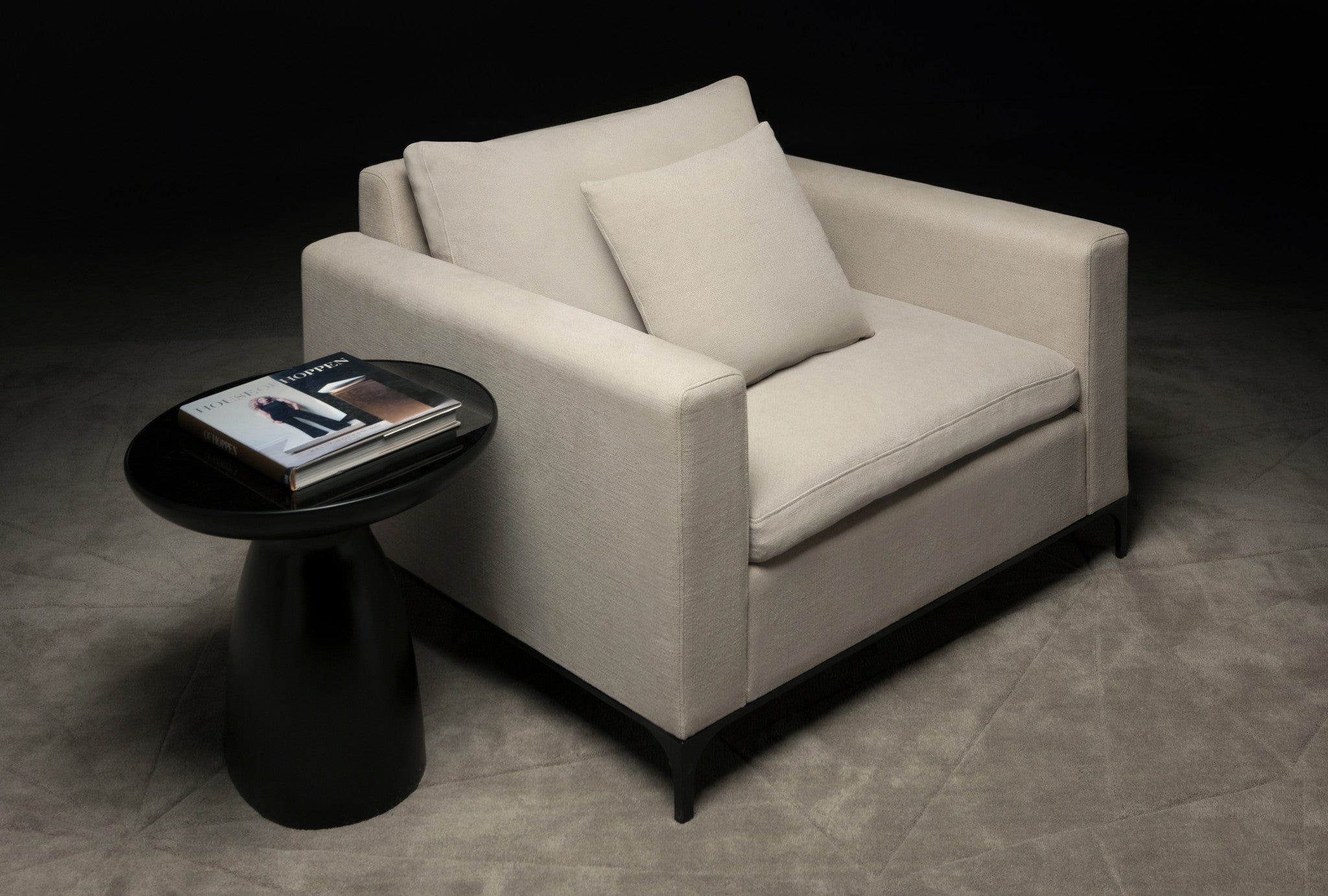 Tash Side Table - Black