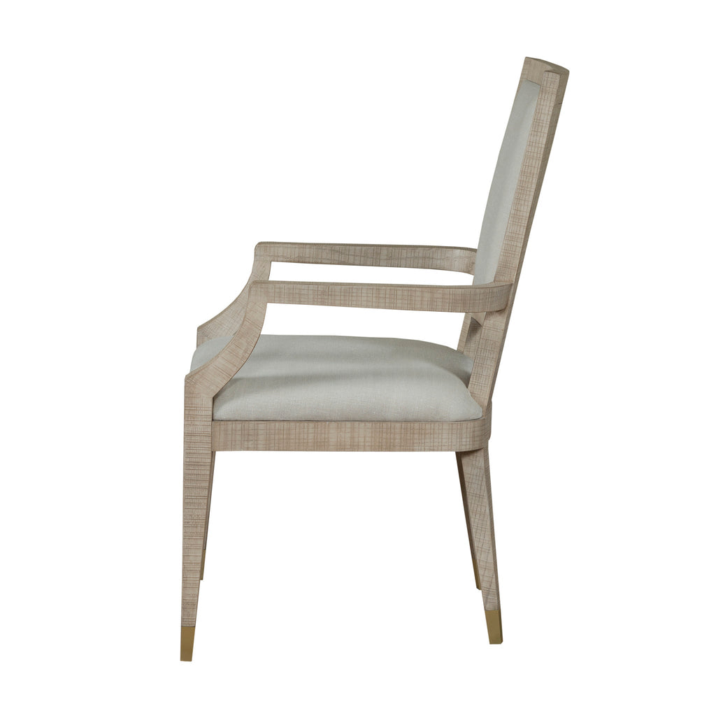 Raffles Dining Arm Chair - Natural & Norman Ivory