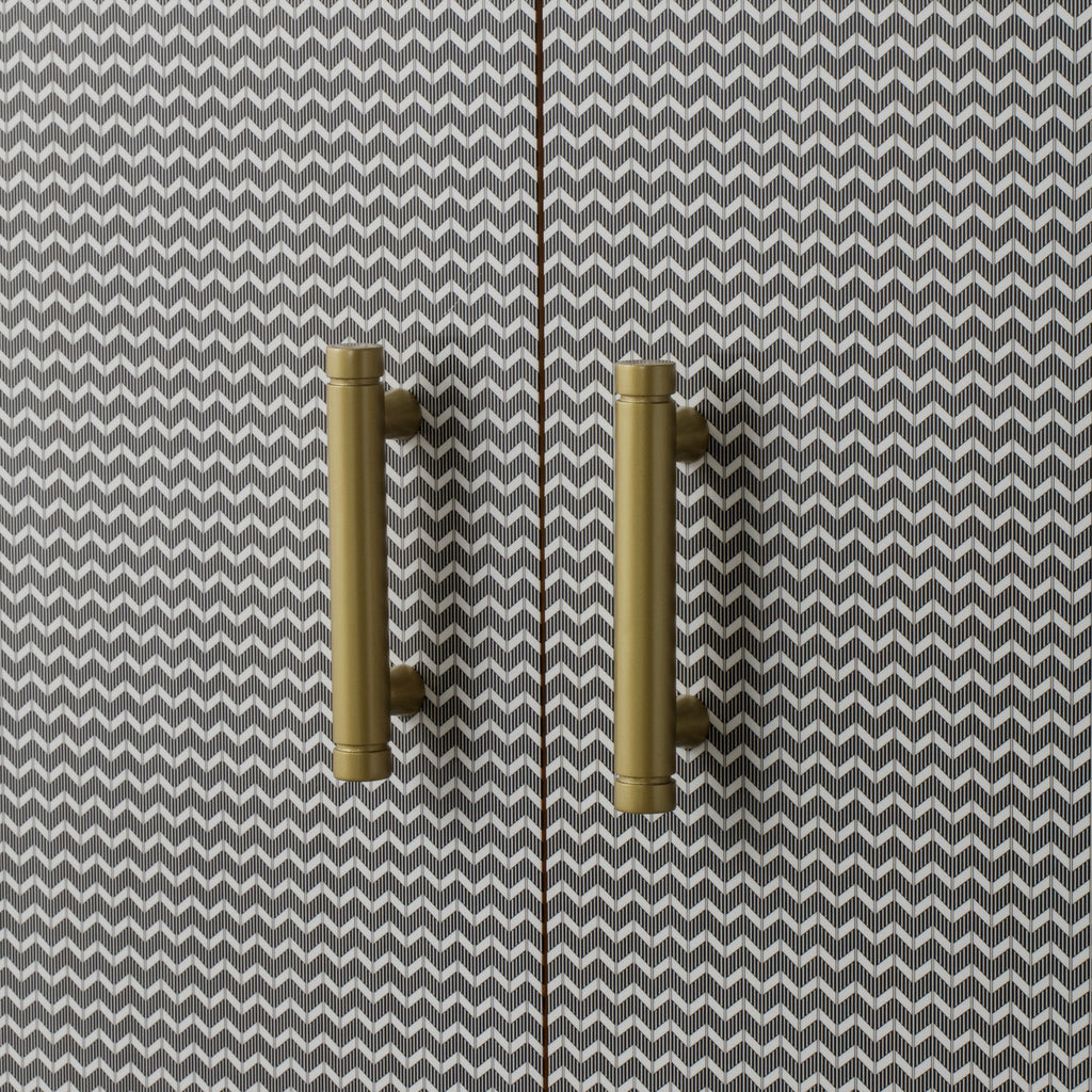 Herringbone Credenza - 2 Door
