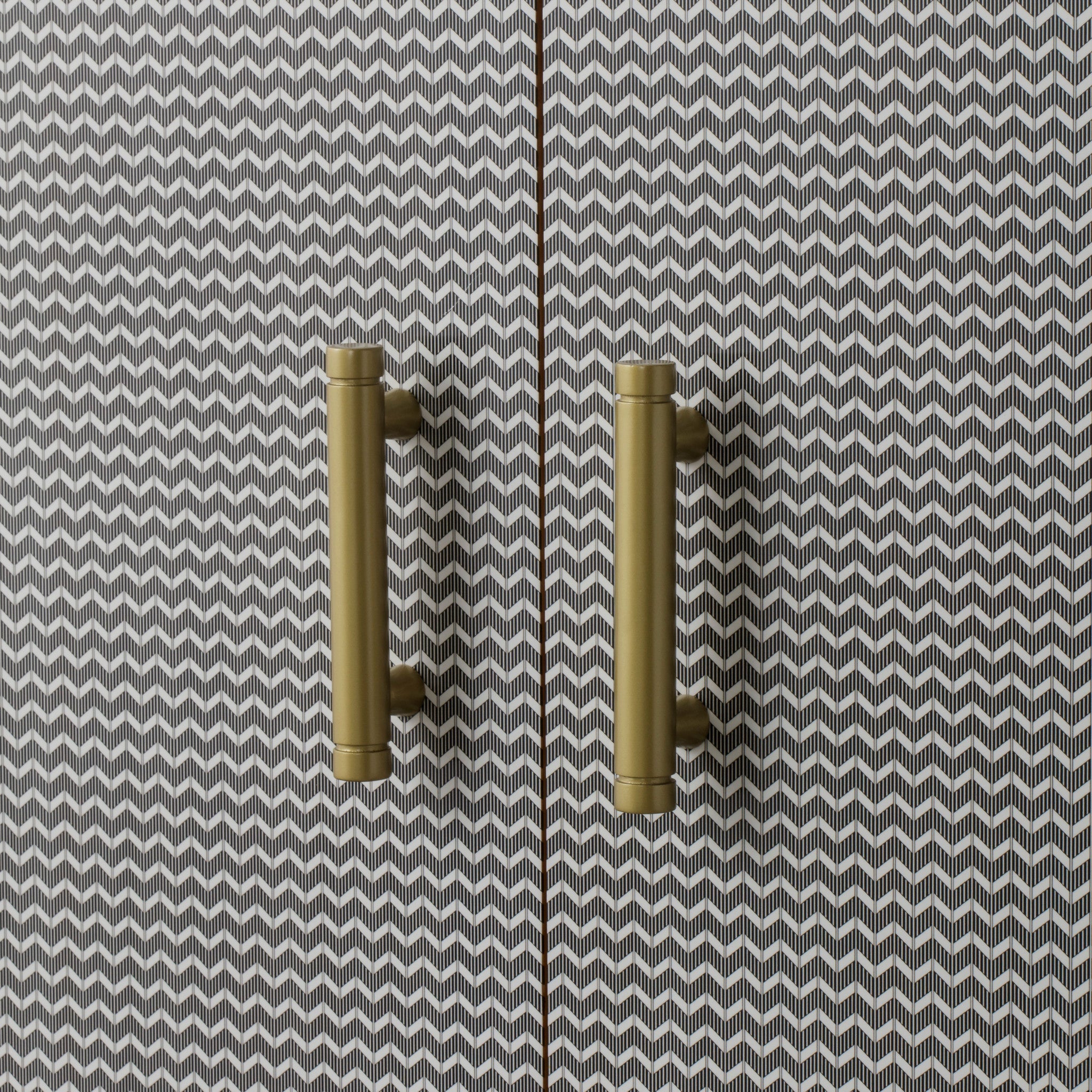 Herringbone Credenza - 2 Door