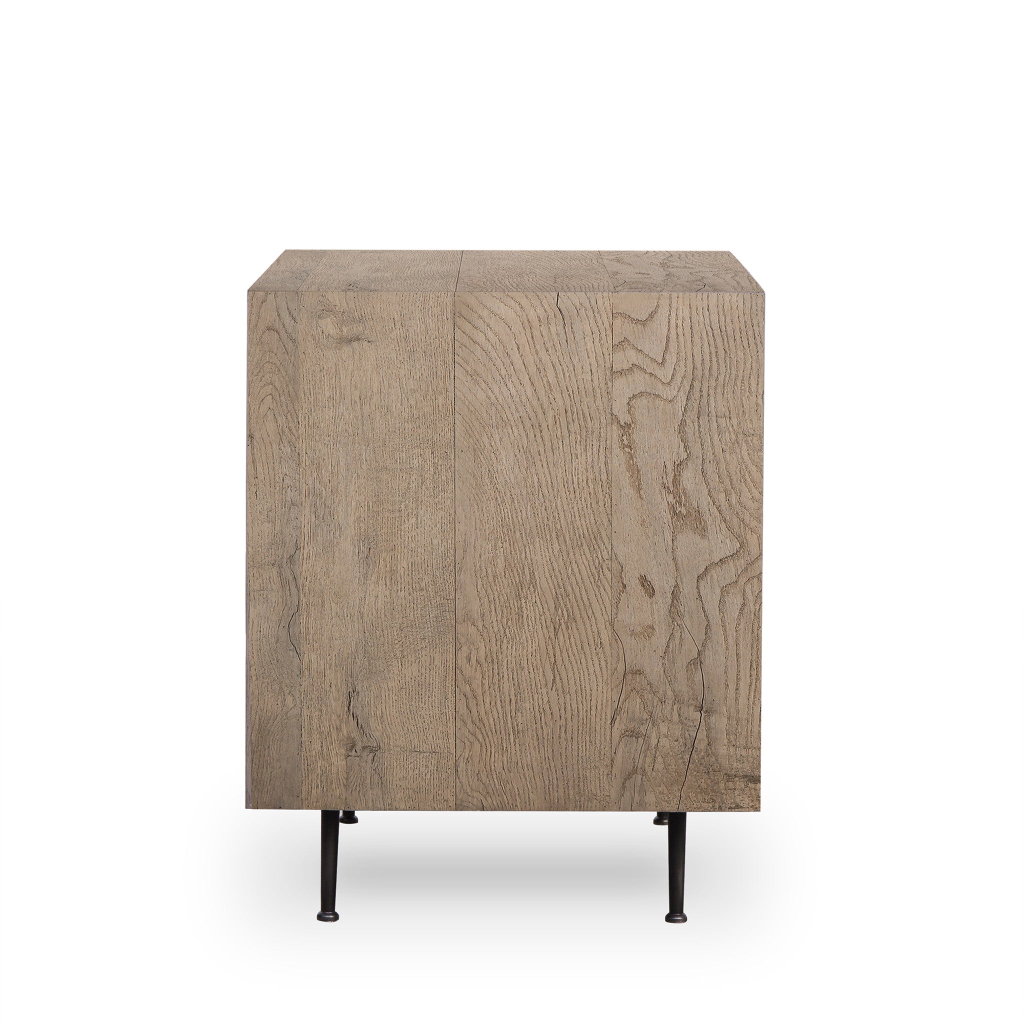 Matilda Nightstand - 2 Drawer / Black