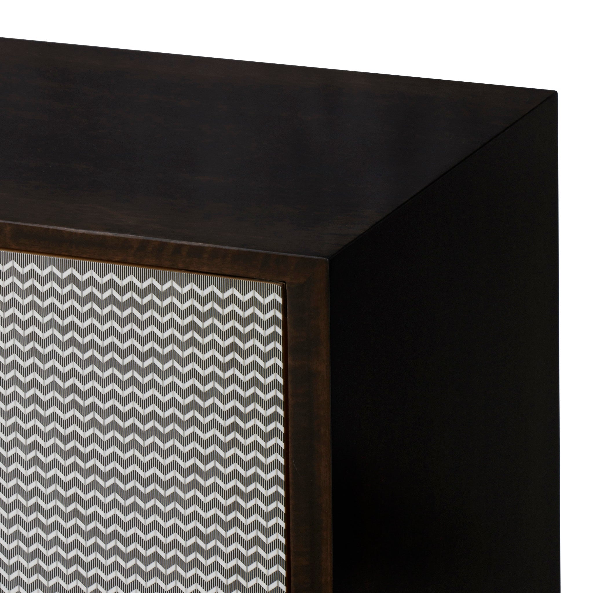 Herringbone Credenza - 2 Door