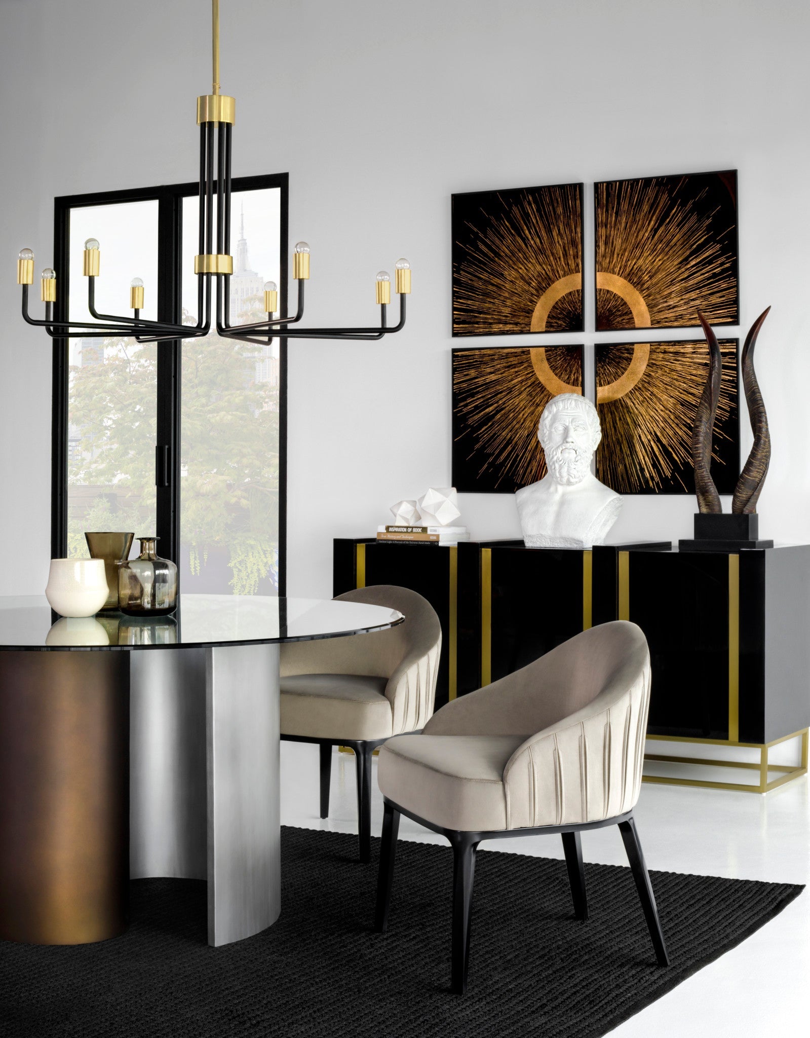 Gold Leaf Quadrant