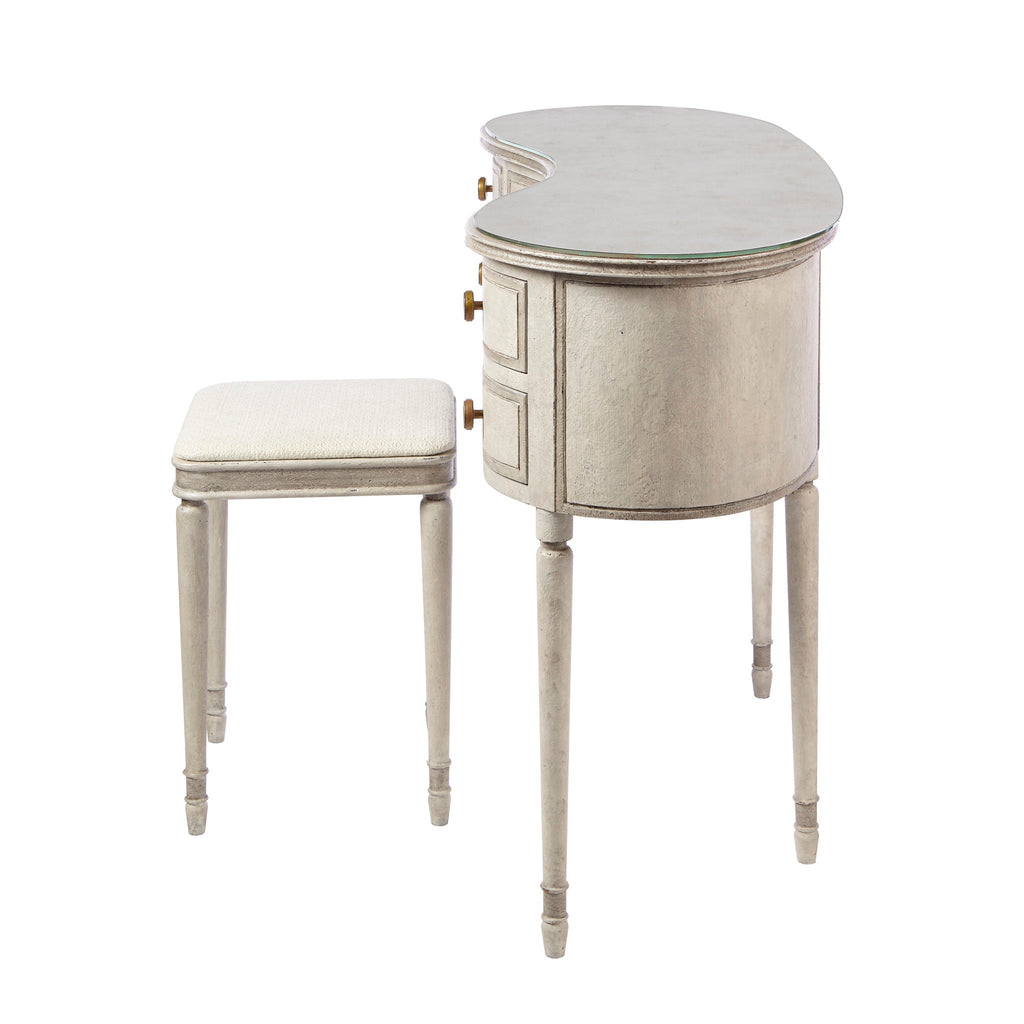 Barrel Dressing Table & Bench
