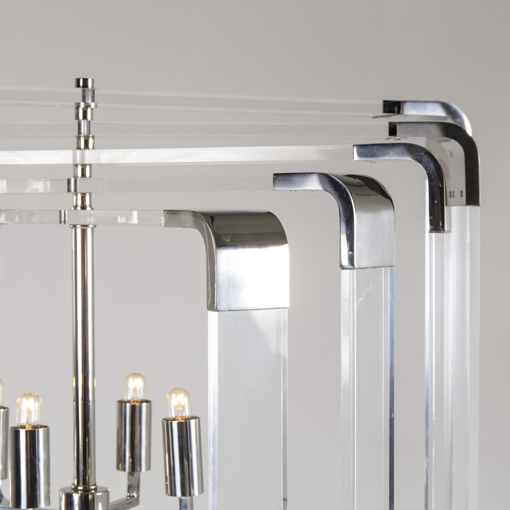 Spiral Acrylic Floor Lamp