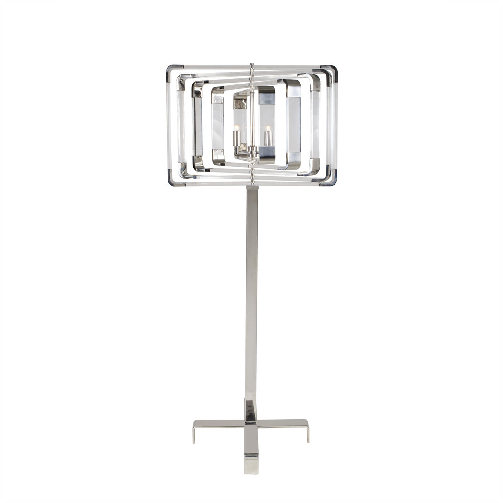 Spiral Acrylic Floor Lamp