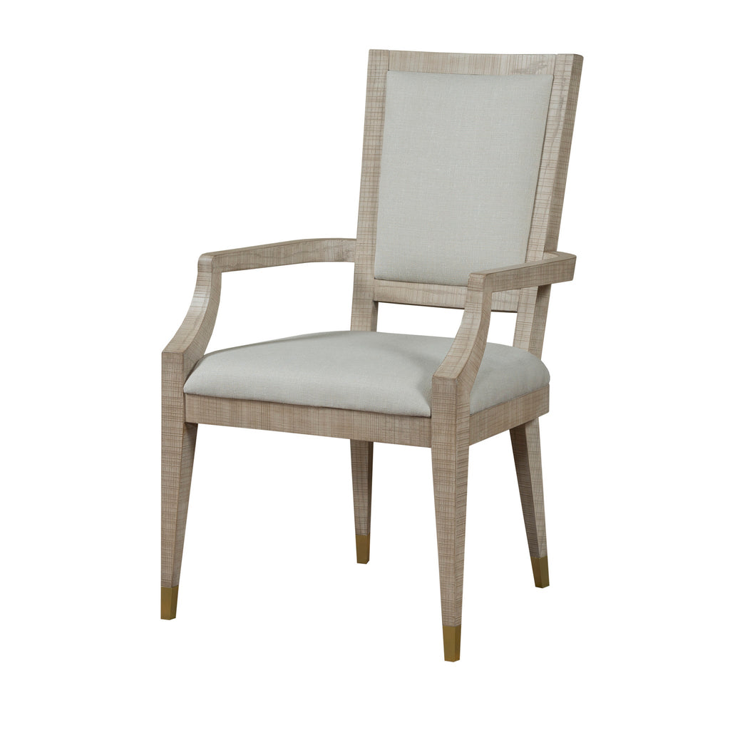 Raffles Dining Arm Chair - Natural & Norman Ivory